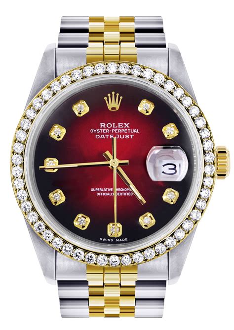 rolex watch red